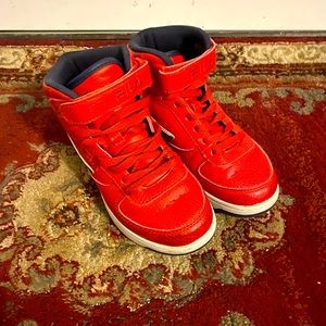 Fila sports basketball shoes for kids.